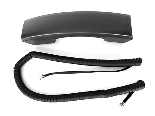 Poly/Polycom HD Voice Replacement Handset & Curly Cord for VVX 150 250 350 450 & CCX 400 500 600 700 - 2200-48877-005 - New
