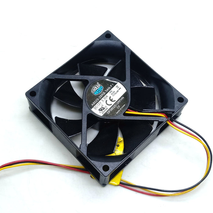 A8025-28RB-3AN-F1 80x80x25mm 12V DC 3-Wire Axial Cooling Fan