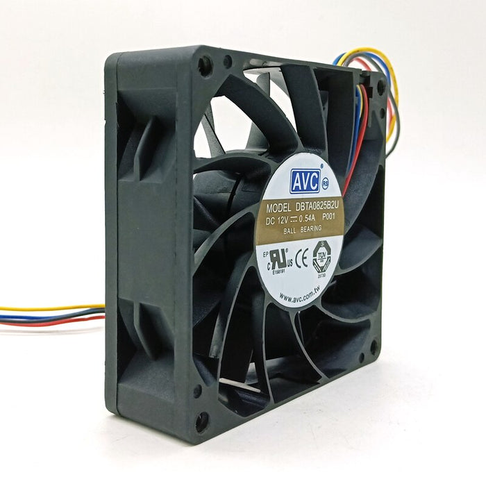 AVC DBTA0825B2U 80x80x25mm 12V DC 0.54A Axial Cooling Fan