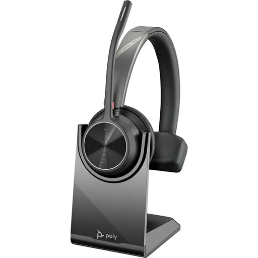 Poly Voyager 4310 UC Mono Bluetooth Headset with Charging Stand USB-A Microsoft Teams 218471-02 - New
