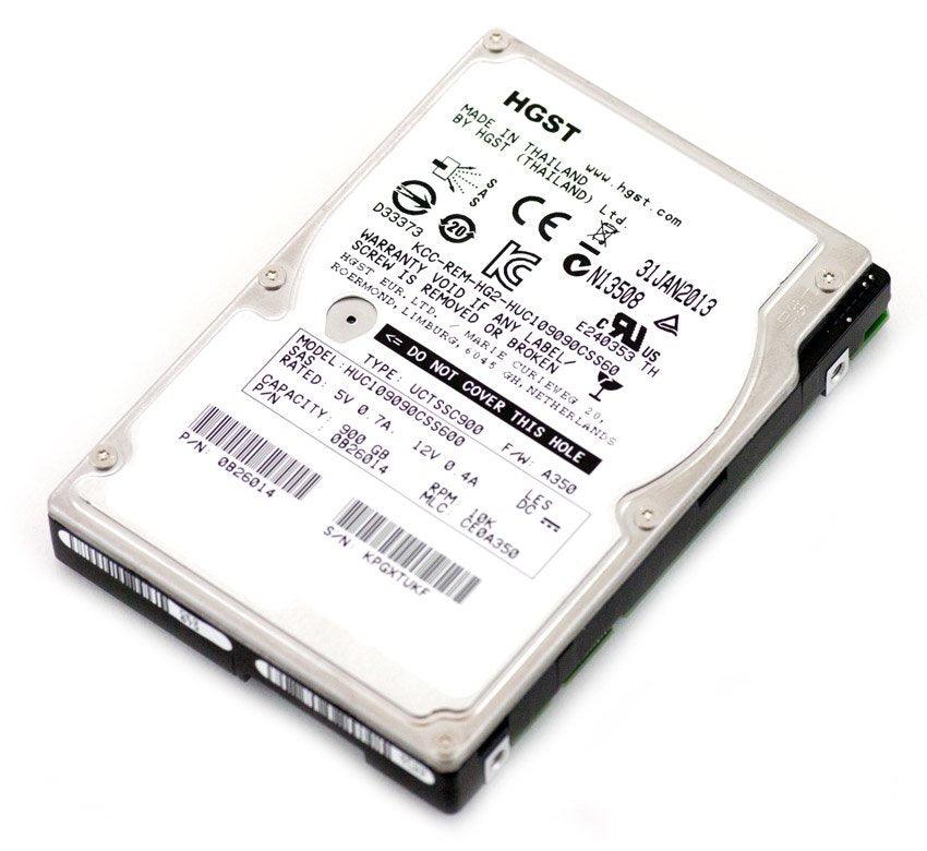 HUC109090CSS600 — Hitachi 900GB 10K RPM 64MB SAS 6Gb/s 2.5" Hard