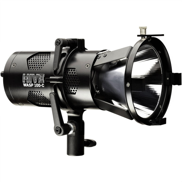 Hive Lighting 1-Wasp, 2-Hornet 200-C PAR Spot LED, 100-C 3-Light Kit with Hard Rolling Case