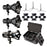 Hive Lighting 1-Wasp, 2-Hornet 200-C PAR Spot LED, 100-C 3-Light Kit with Hard Rolling Case