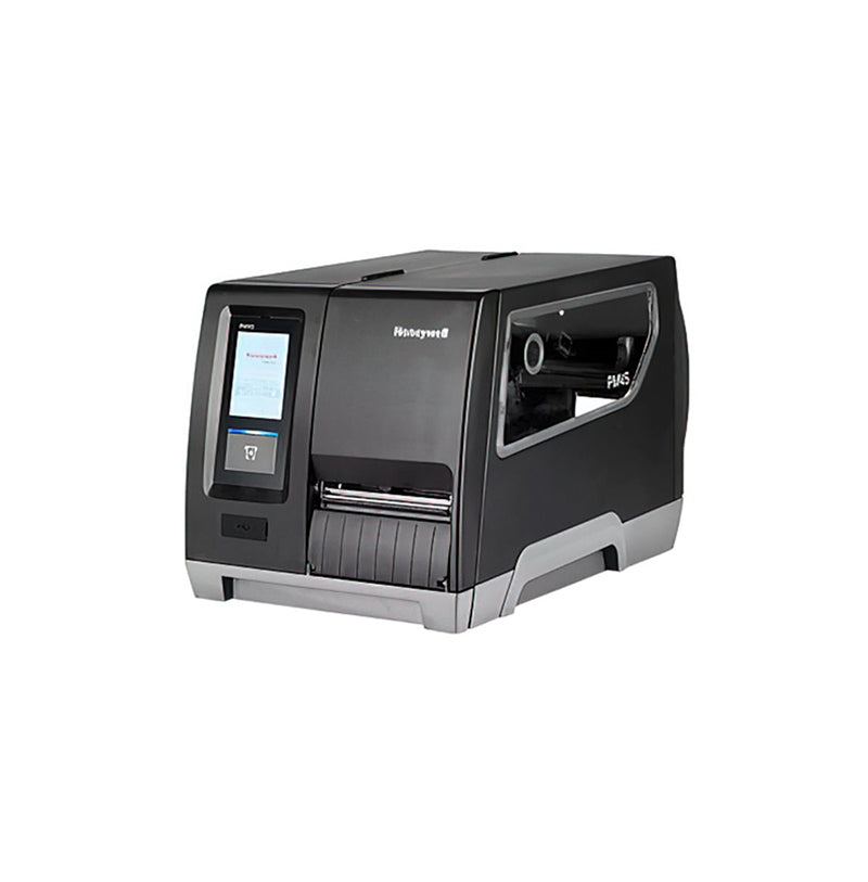 Honeywell PM45 203 dpi 14 ips Ethernet, Parallel Rewinder, Label Taken Sensor, Fixed Hanger Touch Screen LCD Display Thermal Transfer Desktop Industrial Barcode Label Printer - PM45G10010030201
