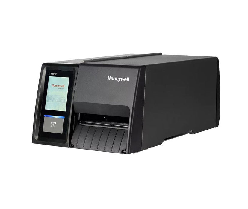 Honeywell PM45A 406 dpi 9.8 ips USB, Ethernet, Serial Rewinder Touch Screen LCD Display Thermal Transfer Desktop Barcode Label Printer - PM45A10000030400