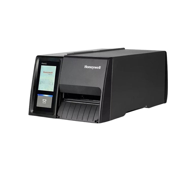 Honeywell PM45C 600 dpi 6 ips USB, Ethernet, Serial Rewinder LCD Display Thermal Transfer Desktop Industrial Barcode Label Printer - PM45CA1010030600