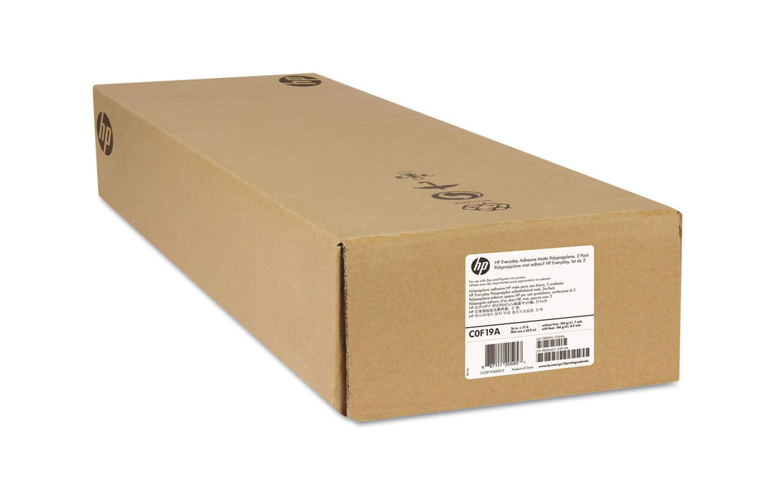 Hp Hp Evdy Adh Matt Polyp 36Inx75Ft 2 Pack - C0F19A