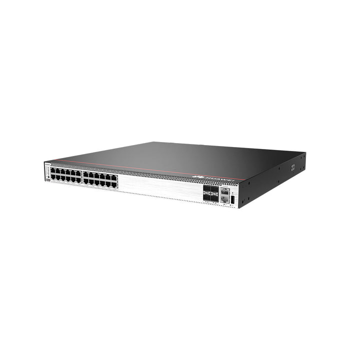 Huawei CloudEngine S5731-H24P4XC 24GE PoE+ & 4 x 10GE SFP+ Layer 3 Switch | 1600W PoE | Native AC | 288K MAC