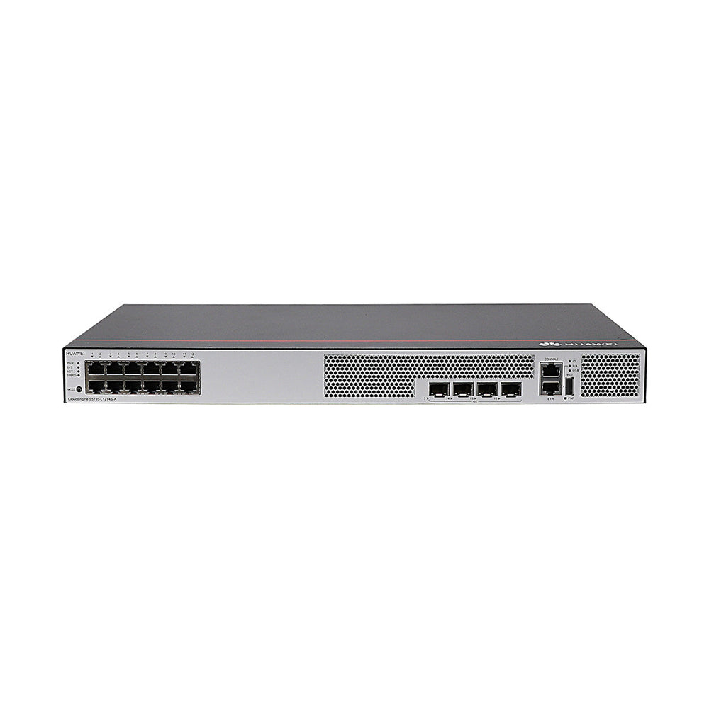 Huawei CloudEngine S5735-L12T4S-A 12-Port Gigabit Layer 3 Lite Managed Switch with 4GE SFP Uplinks, Fanless Silent