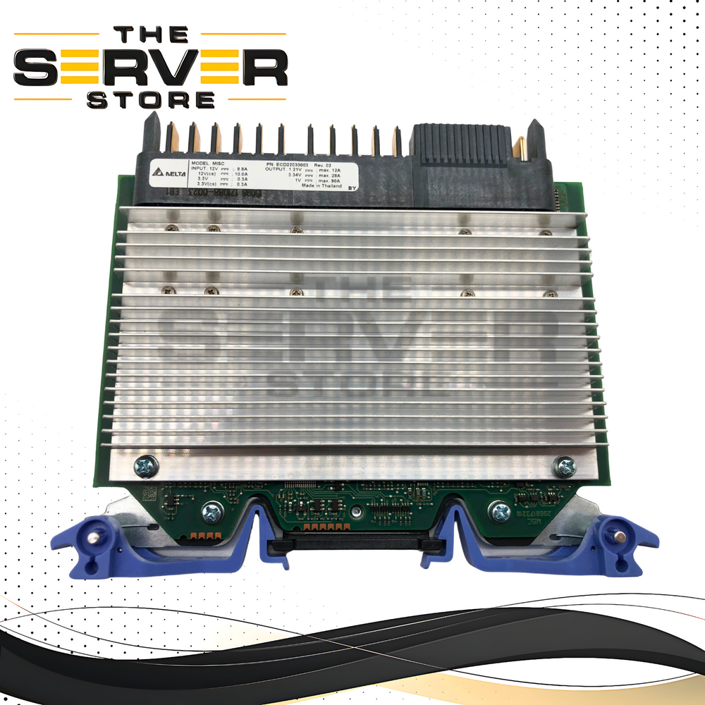 IBM POWER8 E870/E880 Miscellaneous Voltage Regulator Module (VRM). OEM by Delta Electronics. P/N: 00RR679, MISC, ECD22030003 Rev. 02.