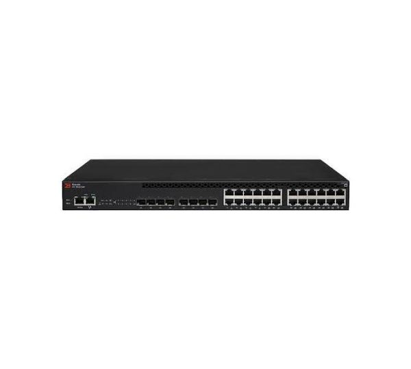ICX6610-24P-PE - Brocade ICX 6610 24-Ports 10/100/1000BASE-T PoE+ 1U Rack-mountable Front-to-back Airflow Network Switch with 8-Ports SFP+