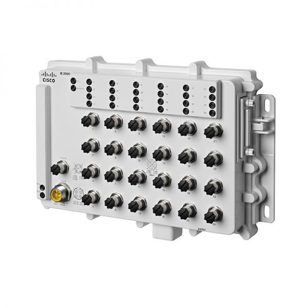 IE-2000-24T67-B - Cisco IE2000 24-Ports 10/100 M12 Wall-Mountable Network Switch