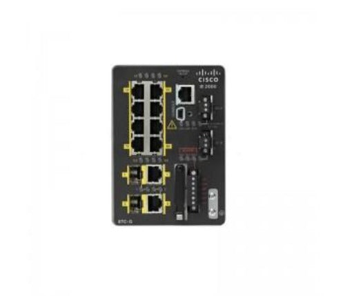 IE-2000-8TC-G-B Cisco IE2000 8x10/100 RJ45/2GE uplink Switch, LAN Base