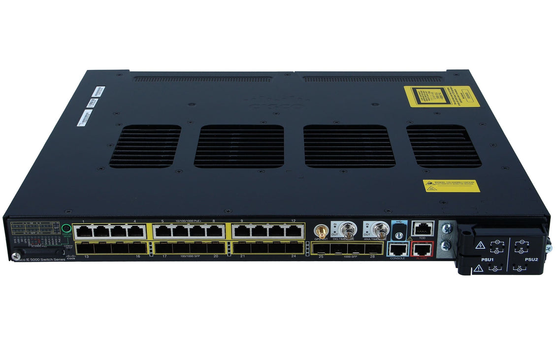 IE-5000-16S12P IE5000 with 12GE Copper PoE+, 12FE/GE SFP & 4 1G SFP Uplinks