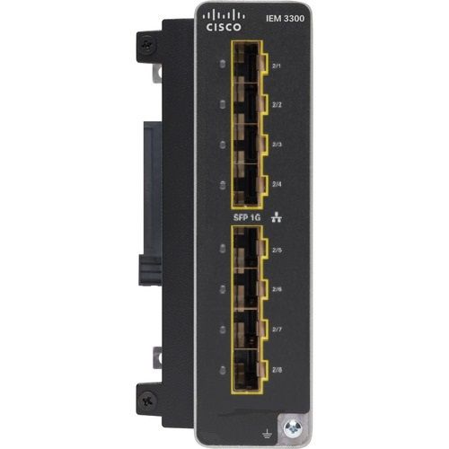 IEM-3300-8S - Cisco 8-Ports 1GbE SFP Expansion Module for Catalyst IE3300 Series