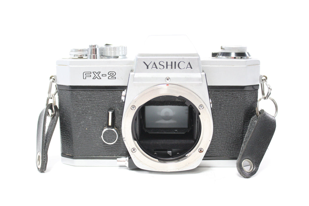 Yashica FX-2 35mm SLR with Tamron 35-135mm f/3.5-4.2 CF Tele Macro Lens