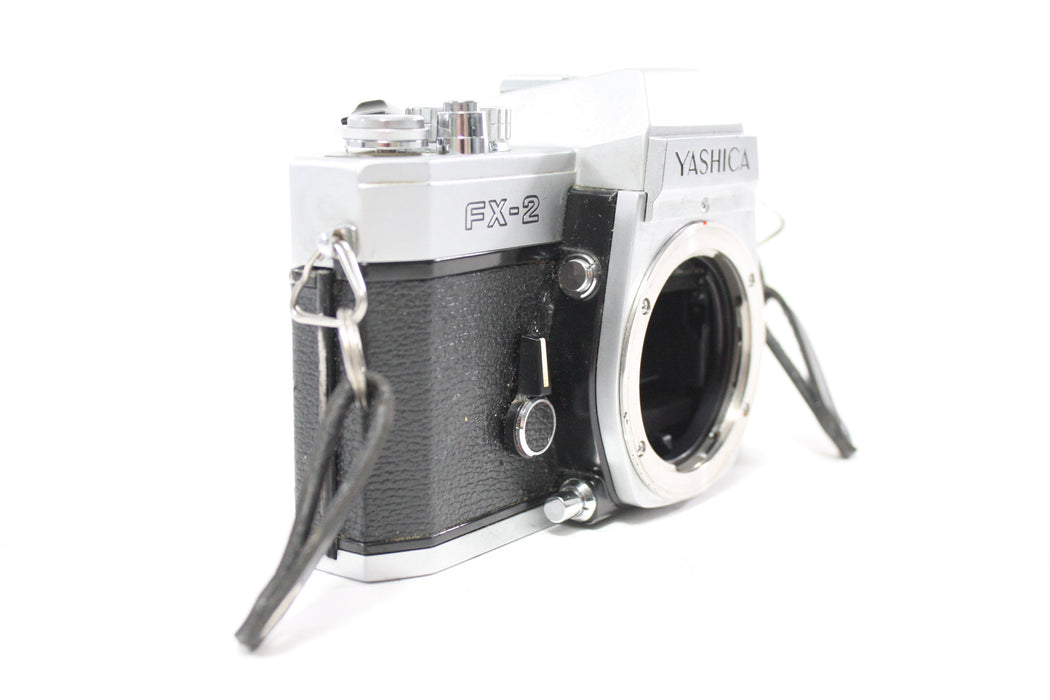 Yashica FX-2 35mm SLR with Tamron 35-135mm f/3.5-4.2 CF Tele Macro Lens