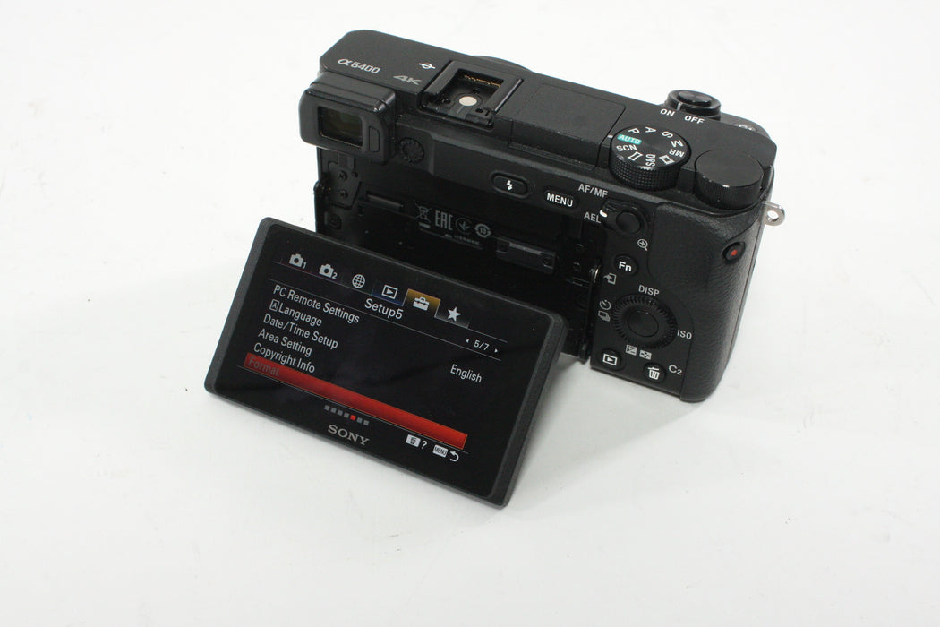 Sony a6400 Mirrorless Digital Camera with Shutter Count 1,114