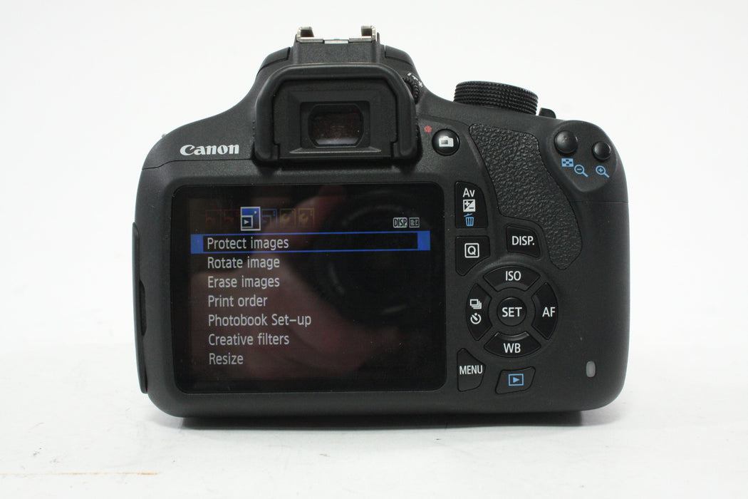 Canon Rebel T5 DSLR with 18-55mm f/3.5-5.6 IS II EF-S EF Lens w Shutter Count 2,473