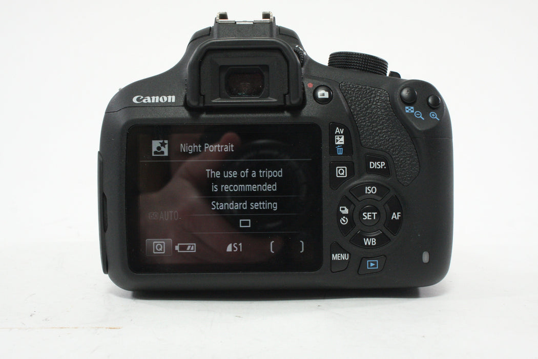 Canon Rebel T5 DSLR with 18-55mm f/3.5-5.6 IS II EF-S EF Lens w Shutter Count 2,473