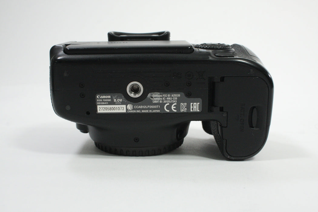 Canon EOS 70D DSLR Camera Body with Shutter Count of 25,366