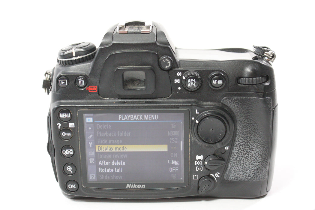 Nikon D300 DSLR Camera Body with Shutter Count 156,641