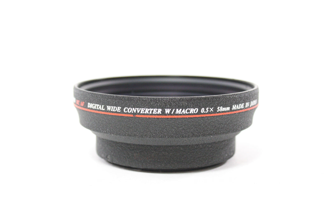 Hi-Tech Optics Wide Converter with Macro 0.5x 58mm