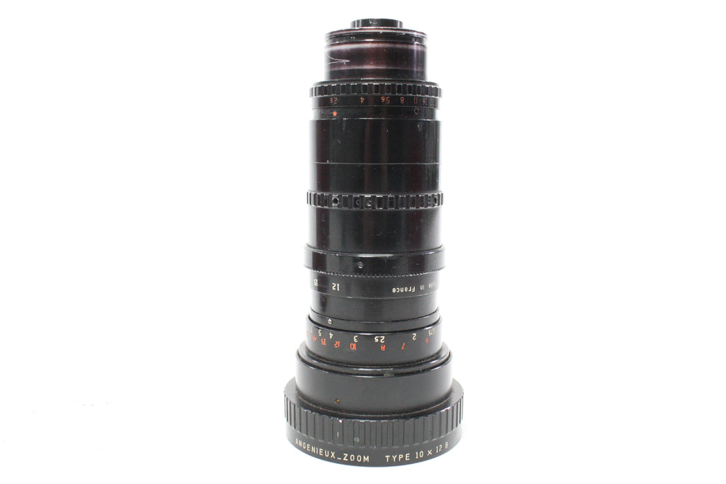 P. Angenieux Paris 12-120mm f/2.2 Angenieux-Zoom Type 10x12 B Lens for Arri Flex Mount AS-IS