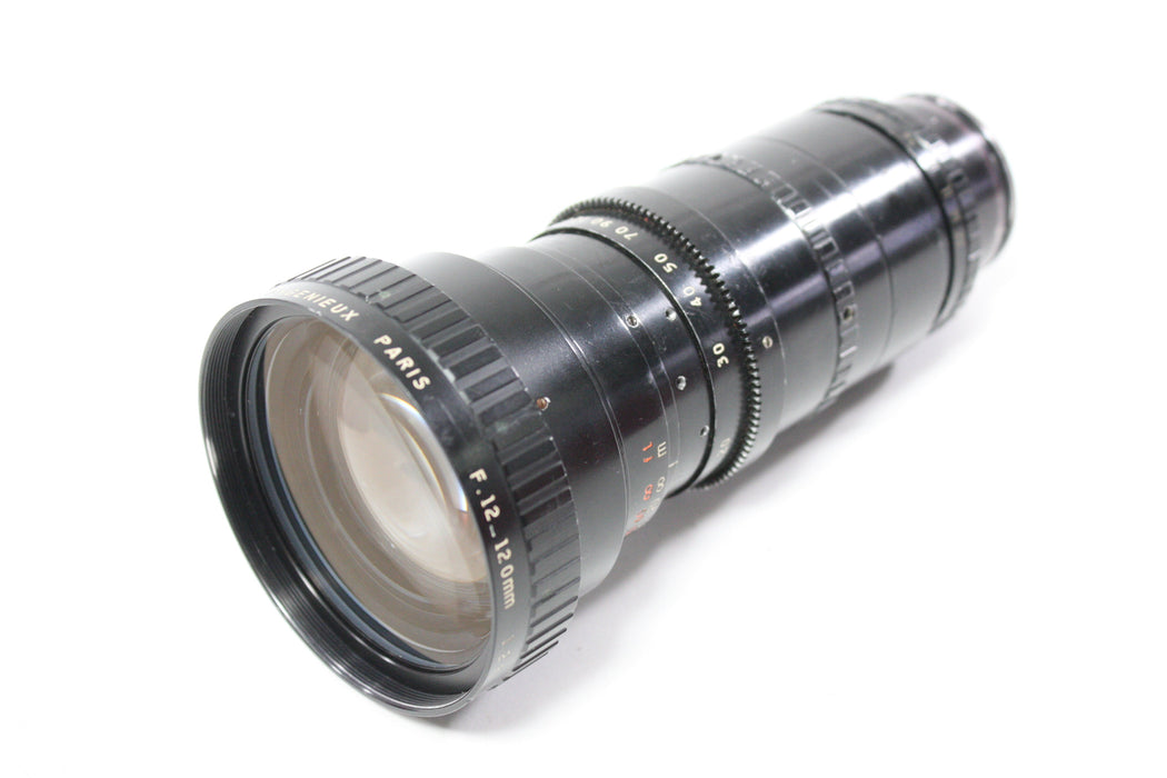P. Angenieux Paris 12-120mm f/2.2 Angenieux-Zoom Type 10x12 B Lens for Arri Flex Mount AS-IS