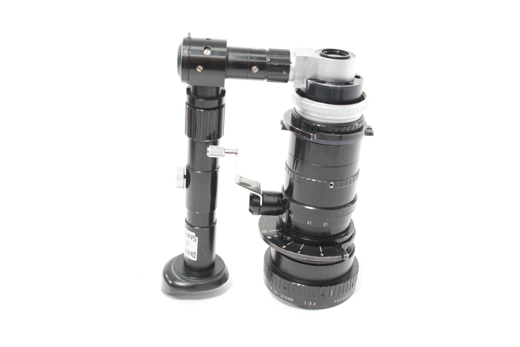 P. Angenieux Paris 12-120mm f/2.2 Angenieux-Zoom Type 10x12 A Lens for C Mount with Doglex Finder