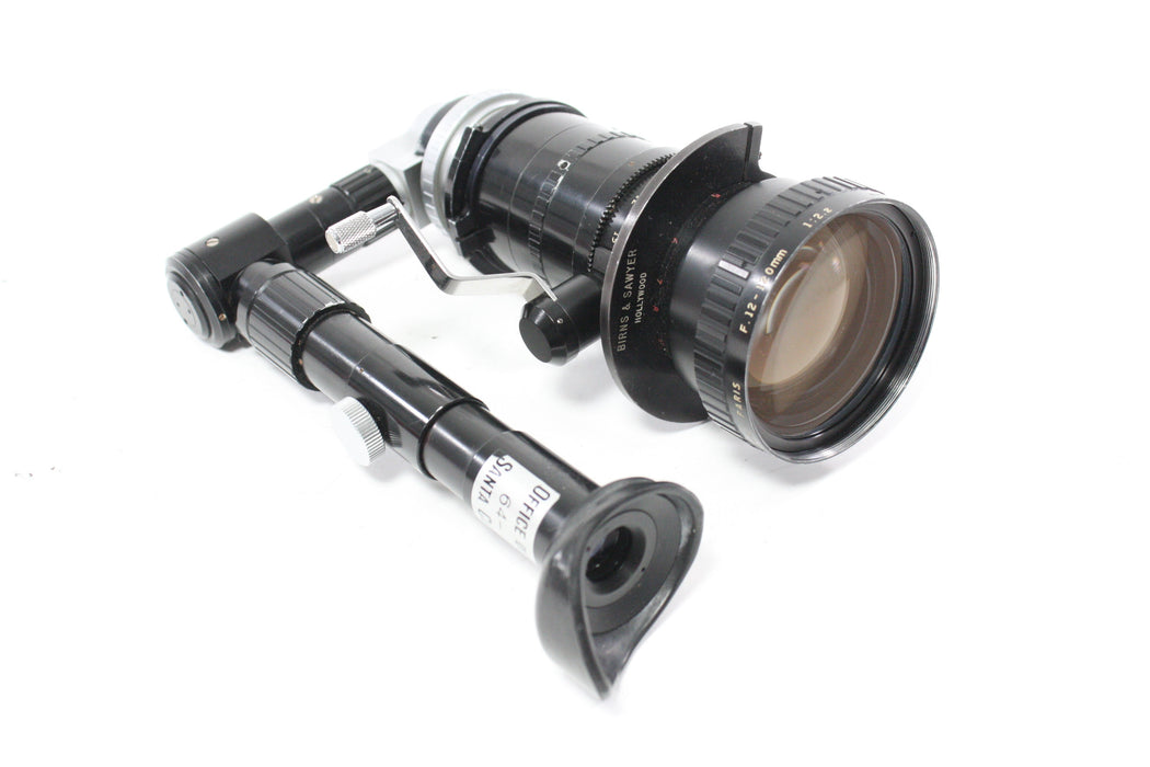 P. Angenieux Paris 12-120mm f/2.2 Angenieux-Zoom Type 10x12 A Lens for C Mount with Doglex Finder