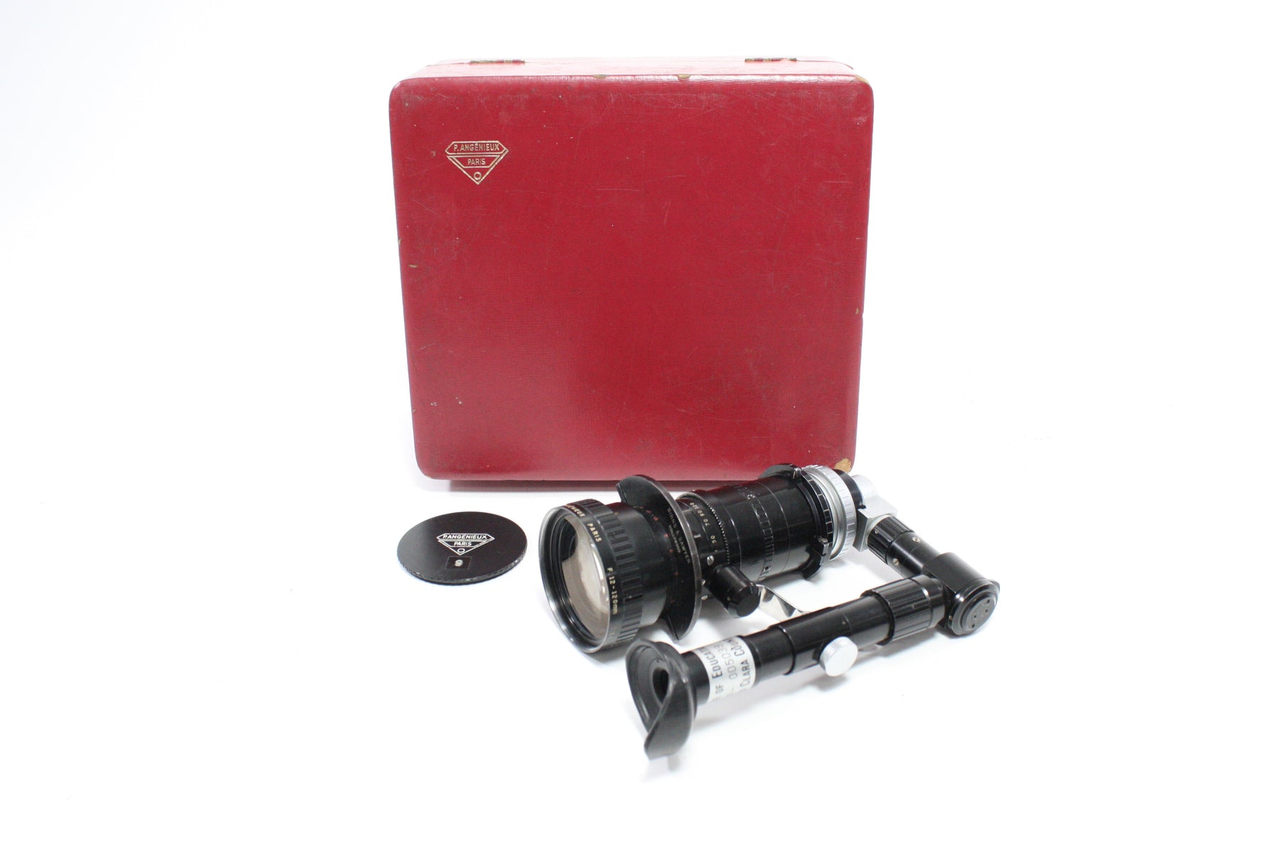 P. Angenieux Paris 12-120mm f/2.2 Angenieux-Zoom Type 10x12 A Lens for C Mount with Doglex Finder