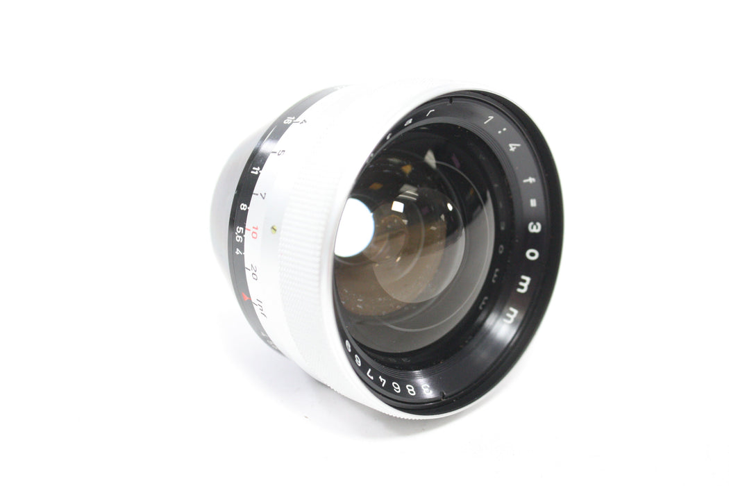Zeiss Pantar 30mm f/4 Lens with Zeiss Pantar 75mm f/4 Lens for Contaflex Mount