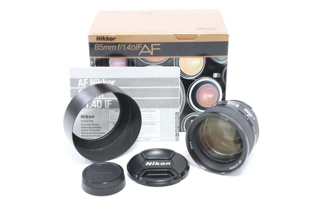 Nikon 85mm f/1.4 D IF AF Nikkor Lens for Nikon F Mount