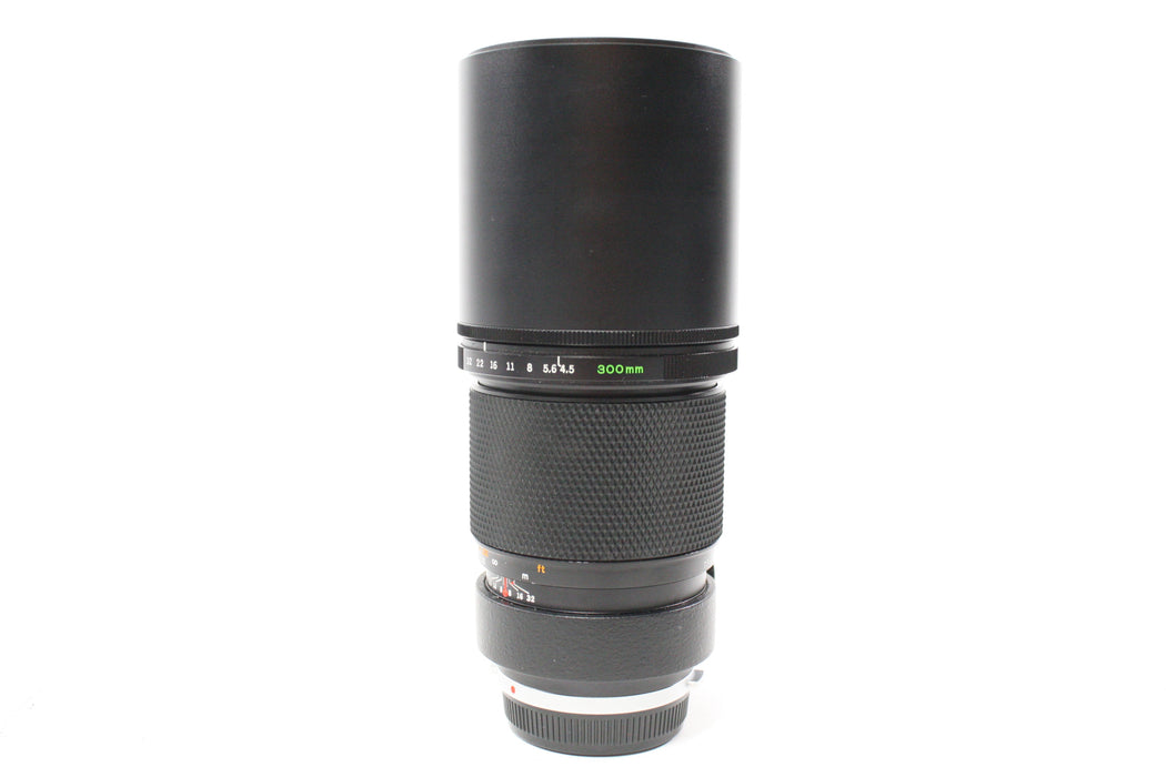 Olympus 300mm f/4.5 F. Zuiko Auto-T Lens for OM Mount AS-IS