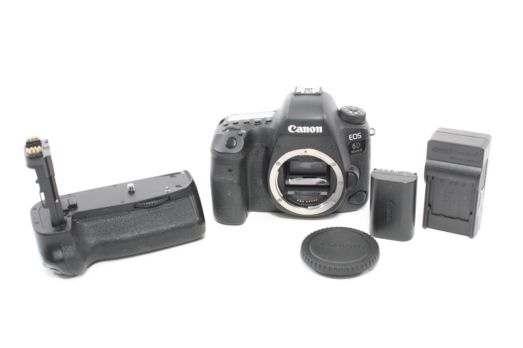 Canon 6D Mark II DSLR Camera Body with Battery Grip with Shutter Count 155,427