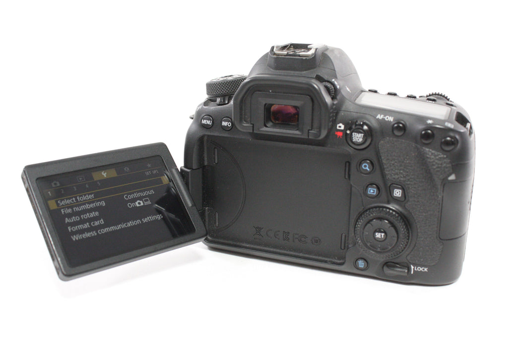 Canon 6D Mark II DSLR Camera Body with Battery Grip with Shutter Count 155,427