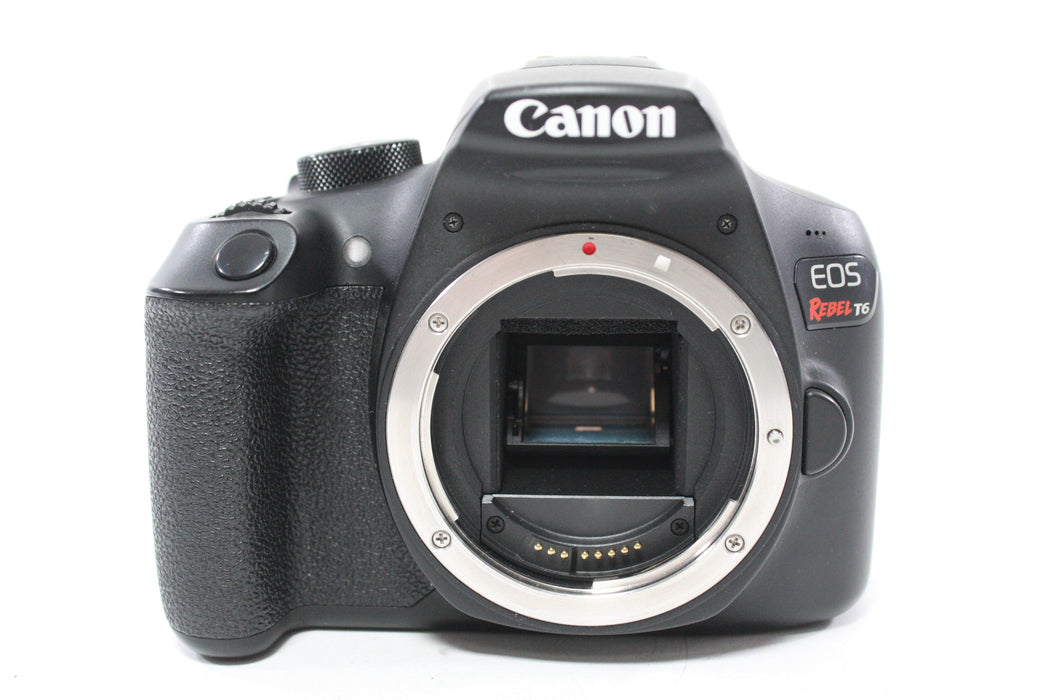 Canon EOS Rebel T6 DSLR with 18-55mm f/4-5.6 IS STM Lens with Shutter Count 29,731