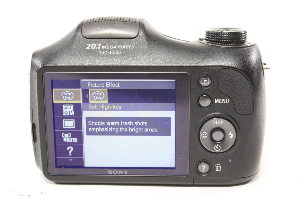Sony Cyber-shot DSC-H200 Digital Point and Shoot Camera 26x Zoom 20mp