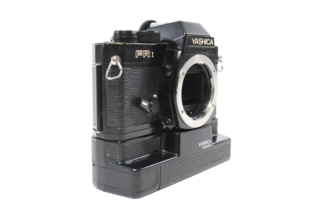 Yashica FR I 35mm SLR Camera with 28mm f/2.8 ML Lens with Winder