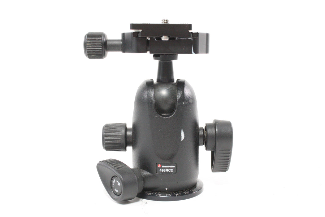 Manfrotto 498RC2 Midi Ball Head with Kirk Enterprises Arca Swiss Receiver
