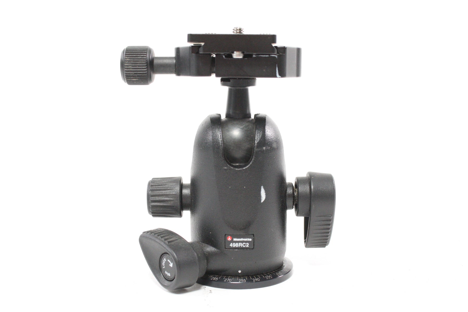 Manfrotto 498RC2 Midi Ball Head with Kirk Enterprises Arca Swiss Receiver