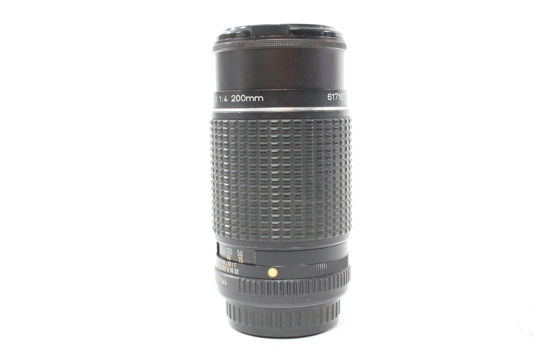 Pentax 200mm f/4 SMC Pentax-M Lens for K Mount