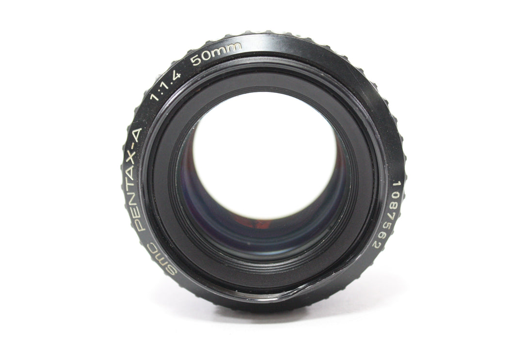 Pentax 50mm f/1.4 SMC Pentax-A Lens for Pentax K Mount AS-IS