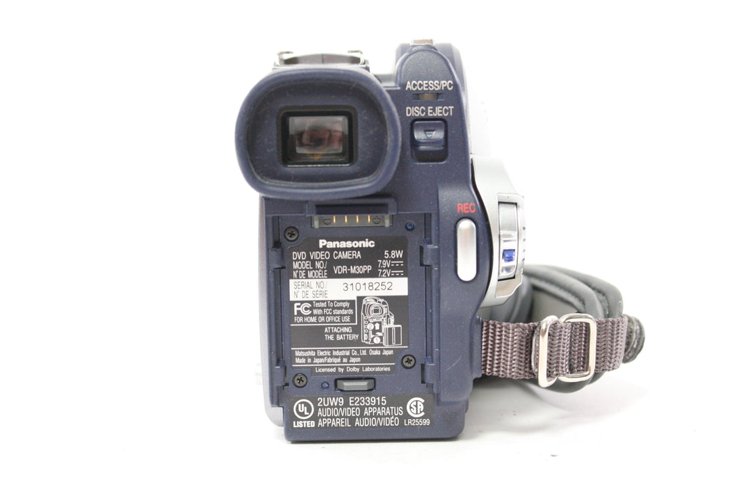 Panasonic VDR-M30 DVD Camcorder
