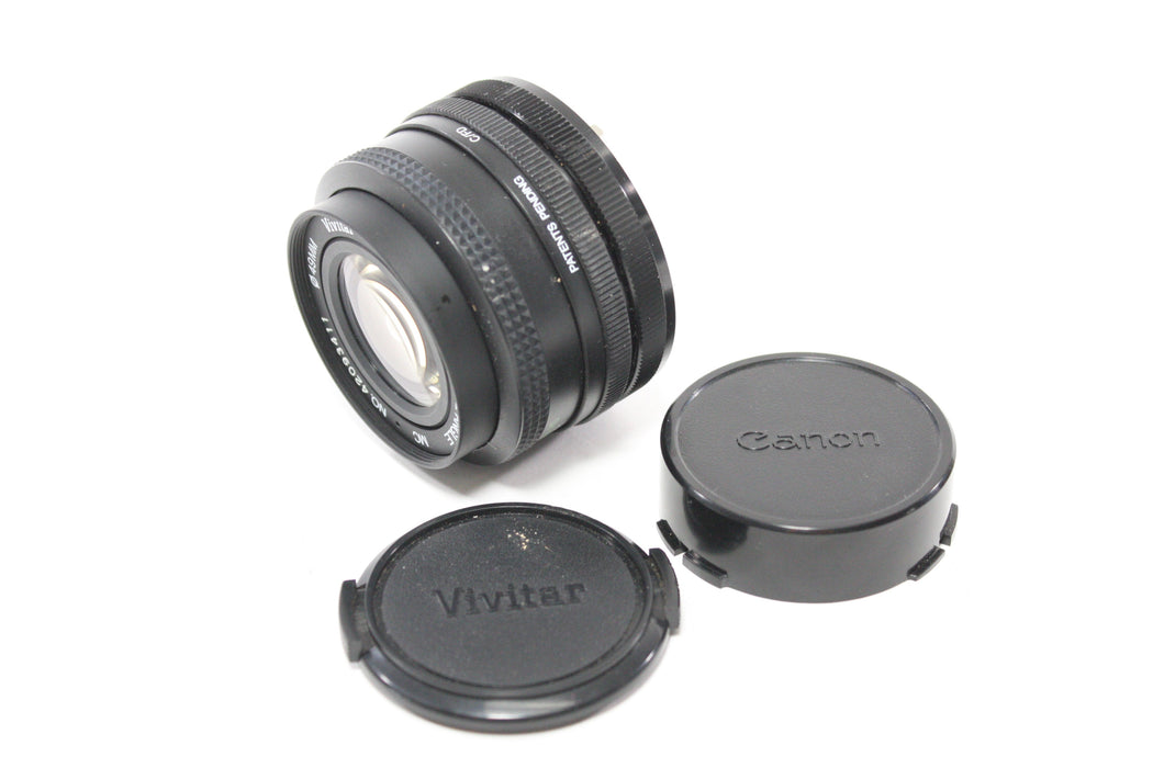 Vivitar 28mm f/2.8 Wide Angle MC Lens for Canon FD Mount