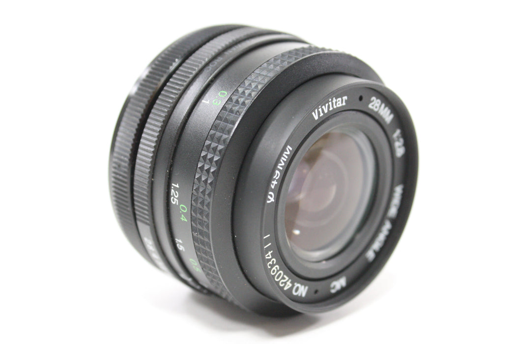 Vivitar 28mm f/2.8 Wide Angle MC Lens for Canon FD Mount