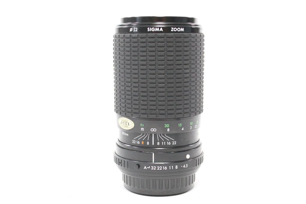 Sigma 80-200mm f/4.5-5.6 Lens for Pentax K Mount