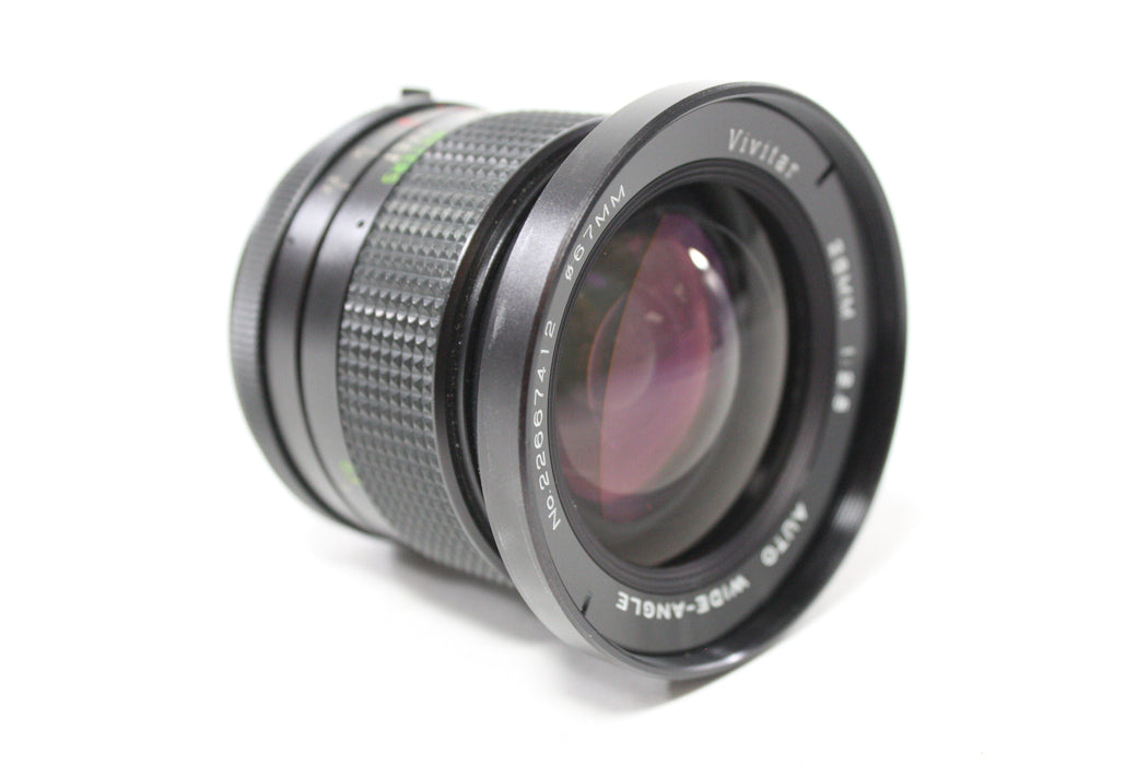 Vivitar 28mm f/2.5 Auto Wide Angle Lens for Minolta MD Mount