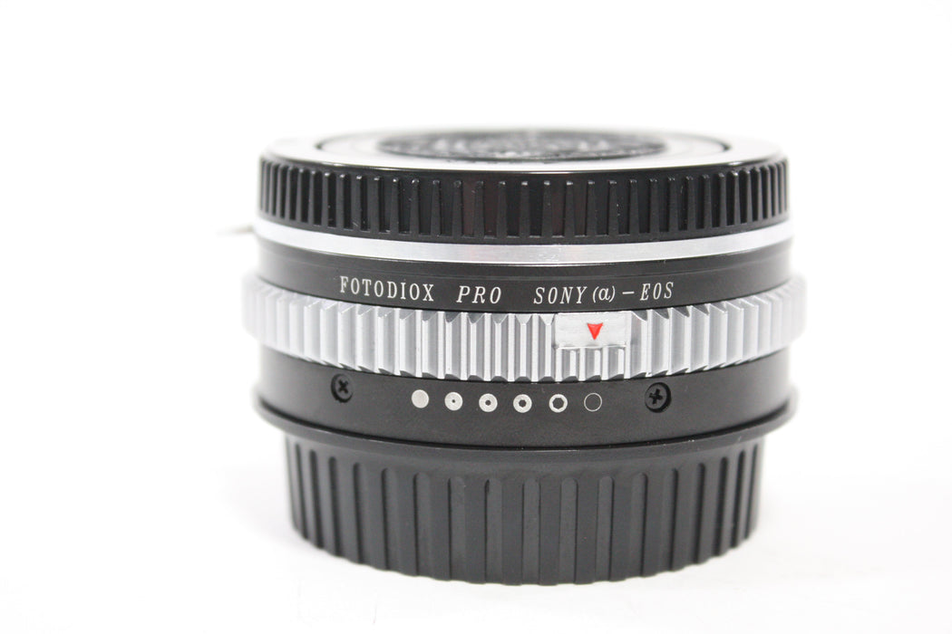Fotodiox Pro Adapter Sony/Minolta A Mount Lens to Canon EF Mount Body